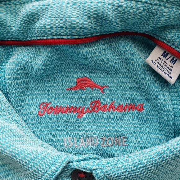 Tommy Bahama Men's Deco Tempo Polo Shirt Golf Size Medium - Picture 9 of 12